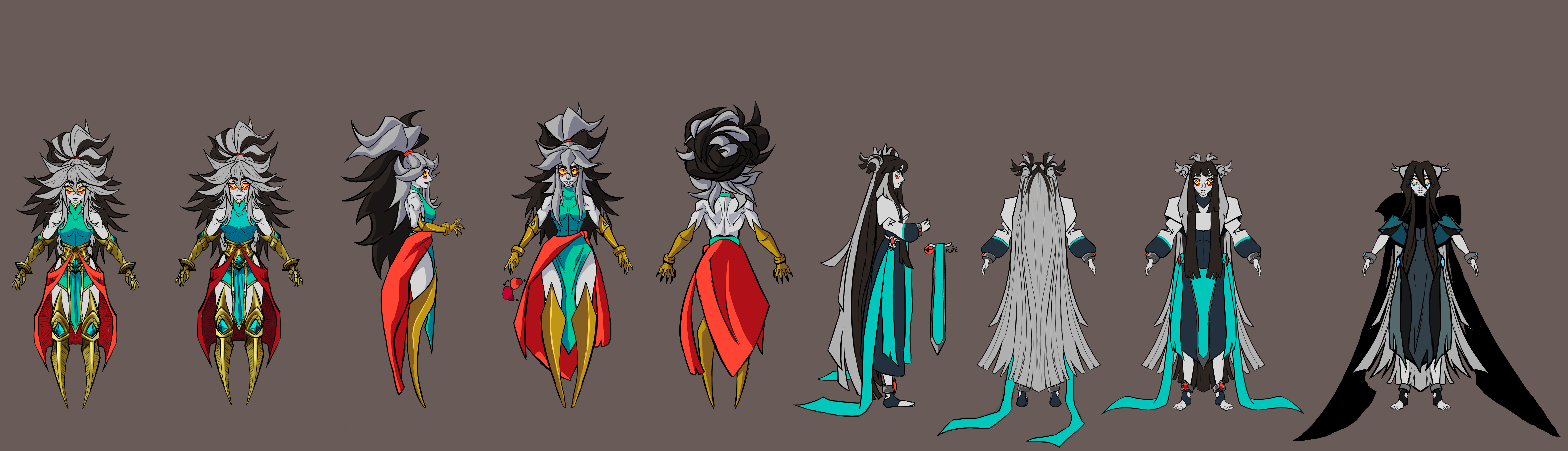 Kove character turnaround sheet